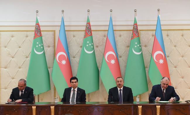 Azərbaycan-Türkmənistan sənədləri imzalandı -   FOTOLAR